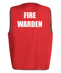 Fire Warden Printed Vest - Allsorts Workwear