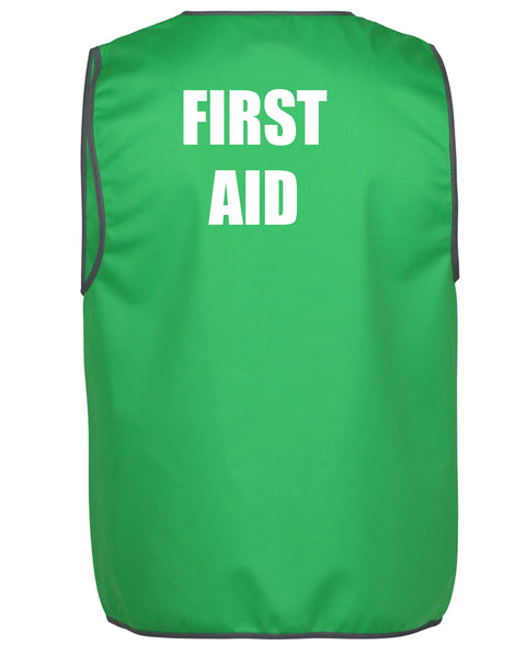 Printed Vest With First Aider Print - Allsorts Workwear