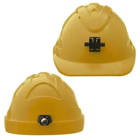 Pro Choice Hard Hat (V9) - Unvented, 6 Point Push-lock Harness C/w Lamp Bracket - HH9LB PPE Pro Choice YELLOW  