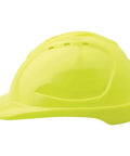 Pro Choice Hard Hat Vented 6 Point Push Lock Harness - HHV9 PPE Pro Choice FLURO YELLOW  