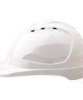 Pro Choice Hard Hat Vented 6 Point Push Lock Harness - HHV9 PPE Pro Choice WHITE  
