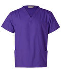Unisex Hospital Scrubs Short Sleeve Tunic Top M7630 - Simply Scrubs Australia