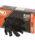 Pro Choice Black H/duty Powder Free - Box Of 100 Pieces - MDNPFHD PPE Pro Choice   