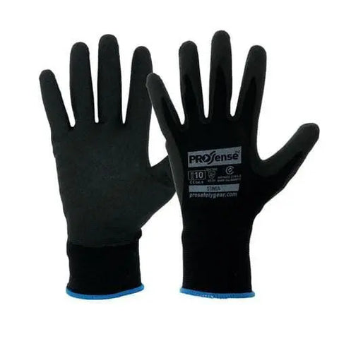 Pro Choice Stinga Black Pvc Foam On Nylon Liner X12 - NPF PPE Pro Choice 7  