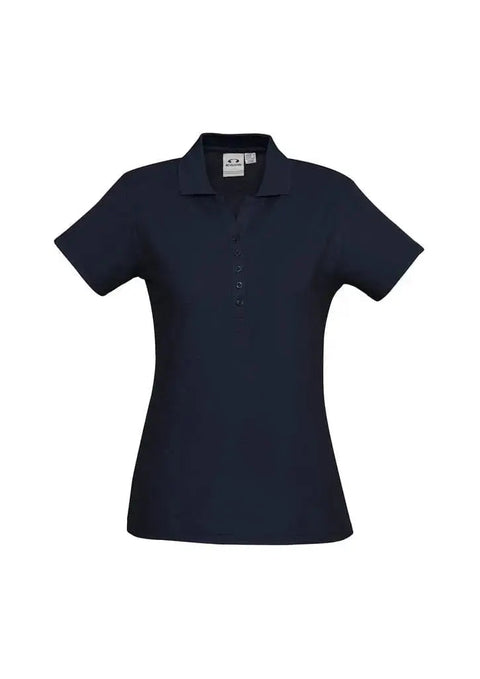 Biz Collection Women’s Crew Polo P400LS Metro Workwear.