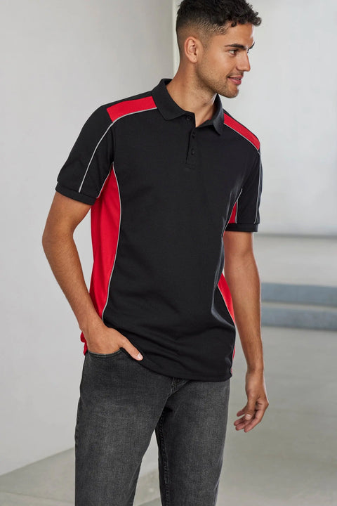 Biz Collection Unisex Grid Moto Polo Shirt P413US - Allsorts Workwear