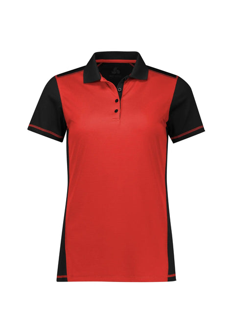 Biz Collection Womens Dart Contrast Polo Shirt P419LS - Allsorts Workwear