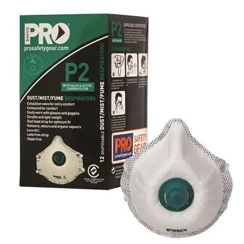 Pro Choice P2 Respirator, With Valve & Carbon Filter - PC531 - Allsorts Workwear