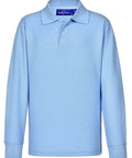 Kids Poly/Cotton Pique Long Sleeve Polo PS12K Winning Spirit