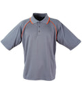 Champion Polo Men's PS20  Winning Spirit Charcoal Orange S 