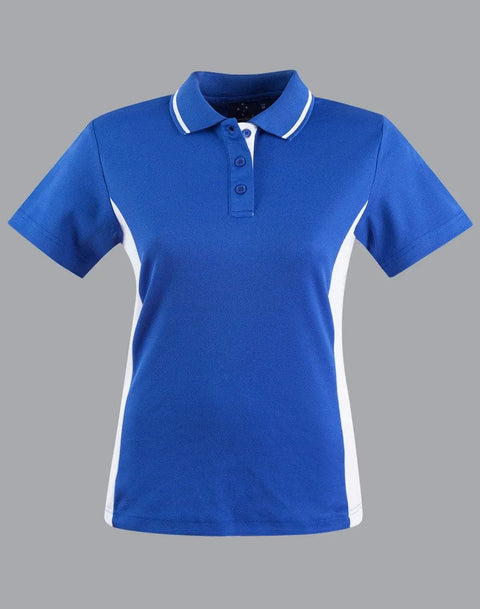 Teammate Polo Shirt Ladies  PS74 Casual Wear Winning Spirit 8 Royal/White 