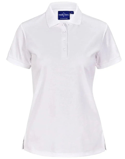 Winning Spirit Ladie's Sustainable Poly/Cotton Corporate Polo PS92 Casual Wear Winning Spirit White 8 