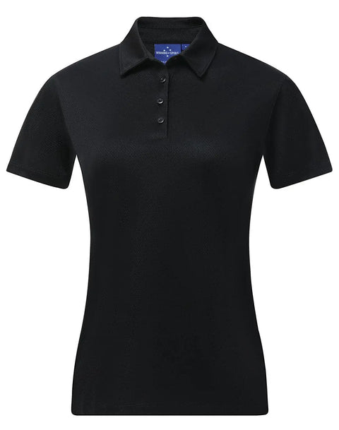 Women's Sustainable Jacquard Knit Polo Shirt PS96 - Allsorts Workwear