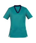 Biz Care Riley Womens V-Neck Scrub Top CST043LS - Simply Scrubs Australia