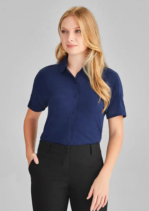 Biz Collection Dahlia Short Sleeve Blouse RB365L - Allsorts Workwear