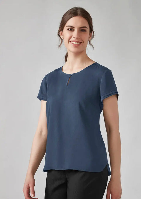 Biz Corporates Evelyn Short Sleeve Blouse RU569LS Biz Corporates