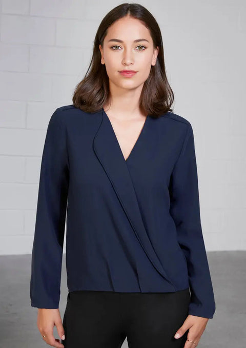 Biz Collection Lily Women's Hi-Lo Blouse S014LL Biz Collection