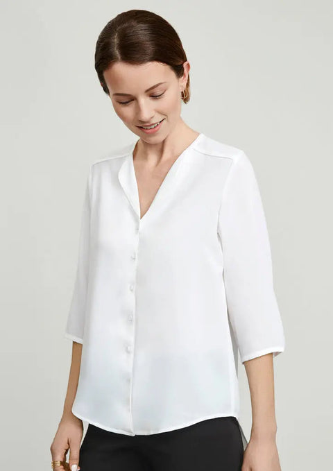 Biz Collection Lily Women's Longline Blouse S015LT Biz Collection