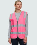 Unisex Hi-Vis Safety Vest with ID & Utility Pockets SW04 - Allsorts Workwear