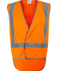 Hi Vis Safety Vest-X Back with Tail SW72 Australian Industrial Wear