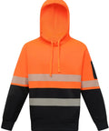 Two Tone Segmented Tape Hi Vis Safety Hoodie SW88 - Allsorts Workwear