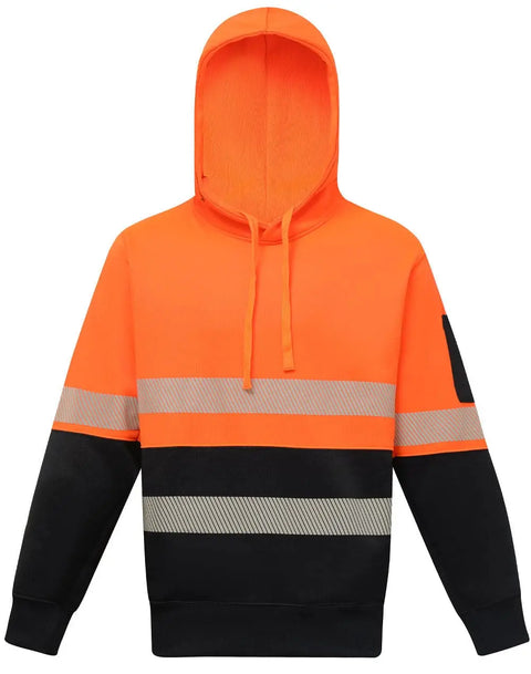 Two Tone Segmented Tape Hi Vis Safety Hoodie SW88 - Allsorts Workwear