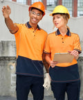 Unisex Hi Vis Sustainable Cool Breeze Safety Polo Shirt SW89 - Allsorts Workwear