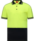 Unisex Hi Vis Sustainable Cool Breeze Safety Polo Shirt SW89 - Allsorts Workwear