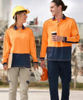 Unisex Hi Vis Sustainable Cool Breeze Safety Polo Shirt SW90 - Allsorts Workwear