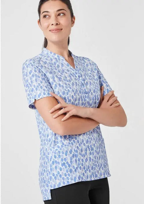 Biz Care Women's Florence Stardust Print Tunic CS450LS  Simply Scrubs Australia