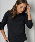 Biz Collection Action Ladies Long Sleeve Polo Shirt P206LL - Allsorts Workwear