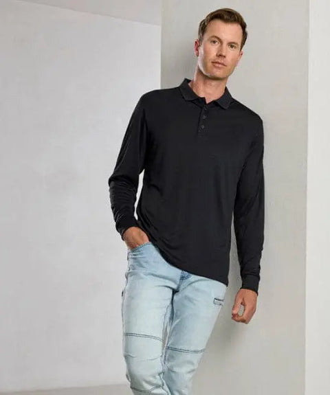 Biz Collection Action Men's Long Sleeve Polo Shirt P206ML - Allsorts Workwear