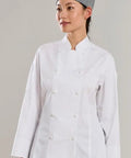 Biz Collection Women's Gusto Long Sleeve Chef Jacket CH430LL - Allsorts Workwear
