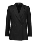 Biz Corporates Women's Renew Double Breasted Longline Jacket RJ400L - Allsorts Workwear