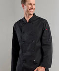 Biz Collection  Men's Gusto Long Sleeve Chef Jacket CH430ML - Allsorts Workwear
