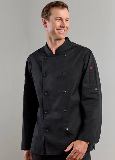 Biz Collection  Men's Gusto Long Sleeve Chef Jacket CH430ML - Allsorts Workwear