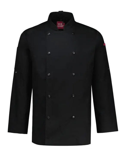 Biz Collection  Men's Gusto Long Sleeve Chef Jacket CH430ML - Allsorts Workwear