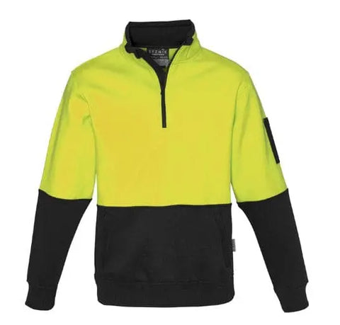 Syzmik Workwear Unisex Hi Vis Half Zip Pullover ZT476 - Allsorts Workwear