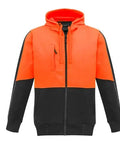 Syzmik Workwear Unisex Hi Vis Full Zip Hoodie ZT485 - Allsorts Workwear