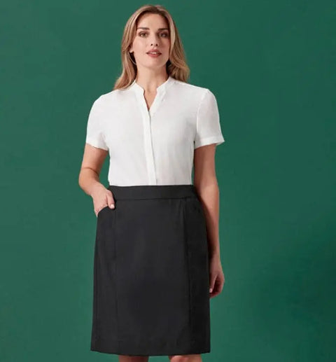 Biz Corporate Women's Renew Functional Pencil Skirt RGS403L - Allsorts Workwear