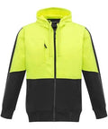Syzmik Workwear Unisex Hi Vis Full Zip Hoodie ZT485 - Allsorts Workwear