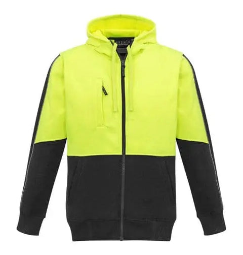 Syzmik Workwear Unisex Hi Vis Full Zip Hoodie ZT485 - Allsorts Workwear