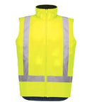 SYZMIK Unisex Hi Vis Waterproof Reversible Vest ZV228 - Allsorts Workwear