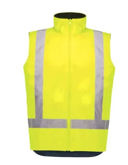 SYZMIK Unisex Hi Vis Waterproof Reversible Vest ZV228 - Allsorts Workwear