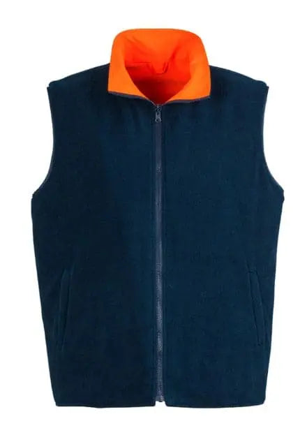 SYZMIK Men’s Hi Vis Waterproof Lightweight Reversible Vest ZV358 - Allsorts Workwear