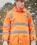 SYZMIK Men’s Unisex Hi Vis VIC Rail 4 In 1 Waterproof Jacket ZJ580 - Allsorts Workwear