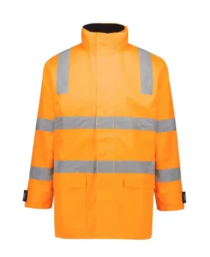 SYZMIK Men’s Unisex Hi Vis VIC Rail 4 In 1 Waterproof Jacket ZJ580 - Allsorts Workwear
