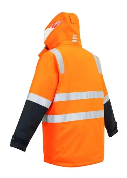 SYZMIK Men’s Hi Vis 4 In 1 Waterproof Jacket ZJ532 - Allsorts Workwear