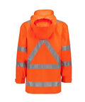 SYZMIK Men's Hi Vis X Back Ultralite Waterproof Jacket ZJ657 - Allsorts Workwear