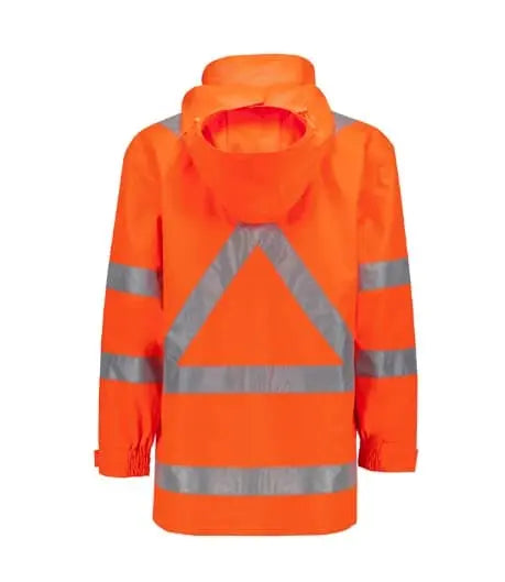 SYZMIK Men's Hi Vis X Back Ultralite Waterproof Jacket ZJ657 - Allsorts Workwear